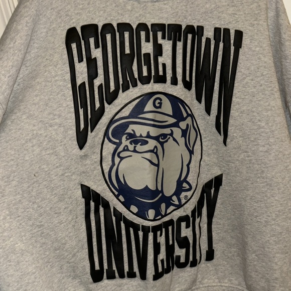 ⛹🏻‍♂️ {PRICE FIRM} Mitchell & Ness ‘23 Georgetown University Crewneck - Picture 5 of 9